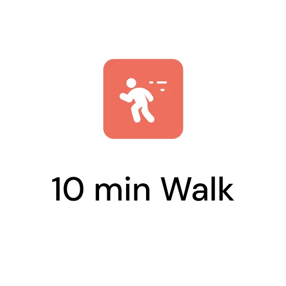10 min Walk Card